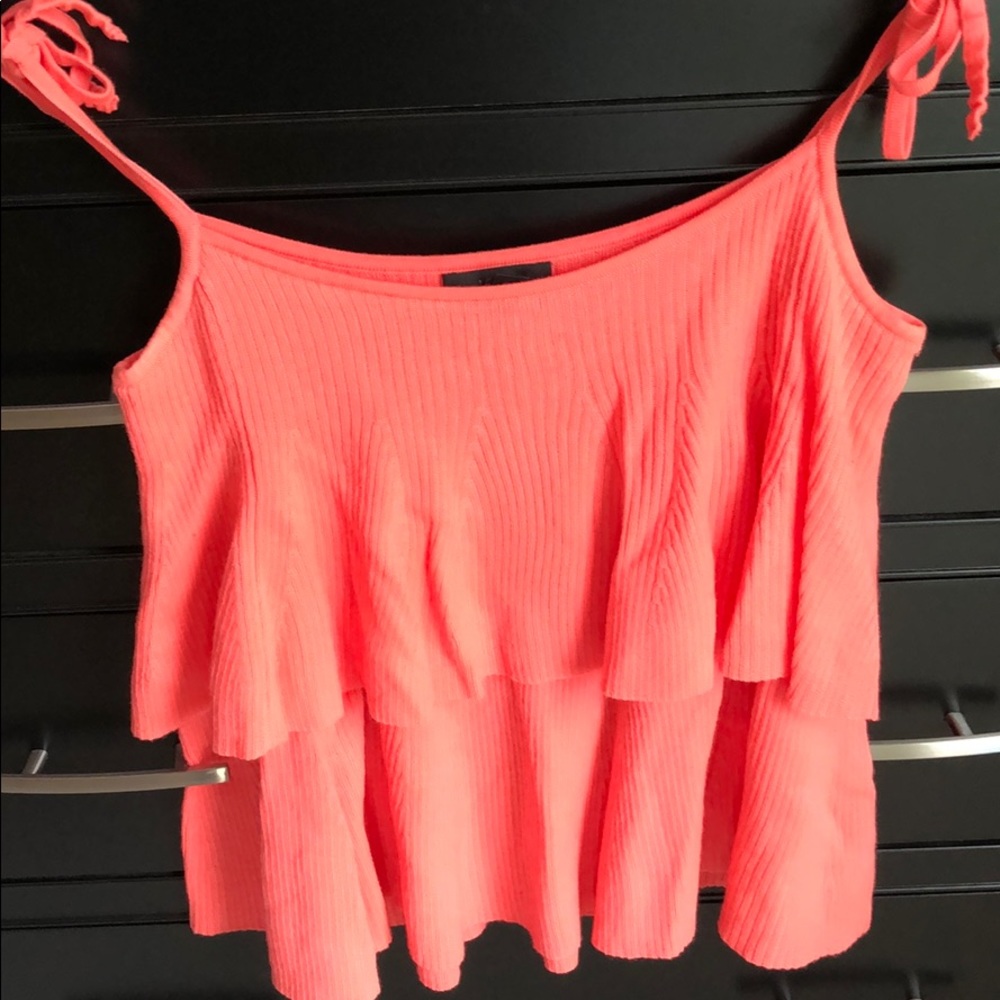 I Crew pink tank top